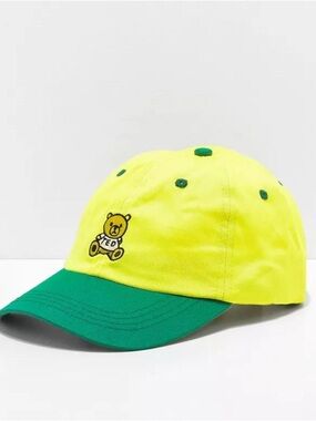 Teddy Fresh Original Drop TED Yellow & Green Strapback Hat 2017